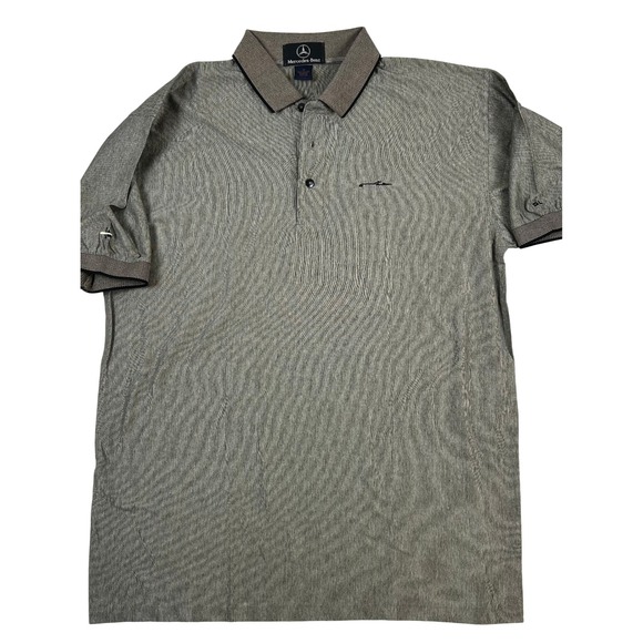 Mercedes-Benz Other - NEW Mercedes Benz Mens Polo Shirt Short Sleeve Sz Medium Golf Casual Embroidered